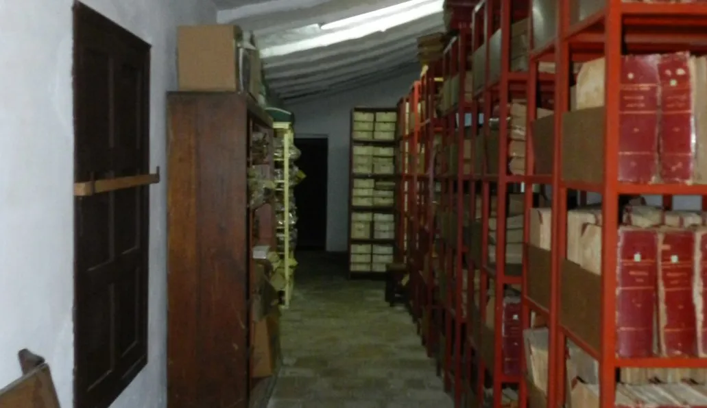 Estanterías del Archivo Notarial y Judicial